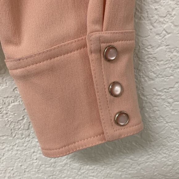 Vintage **Rare** Sage West Western Snap Pearl Button Long Sleeve Top - Picture 8 of 16